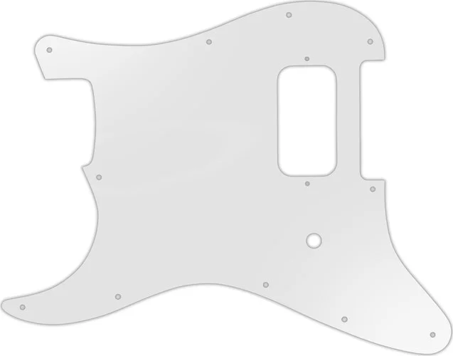 WD Custom Pickguard For Left Hand Fender Tom Delonge Stratocaster #22 Translucent Milk White
