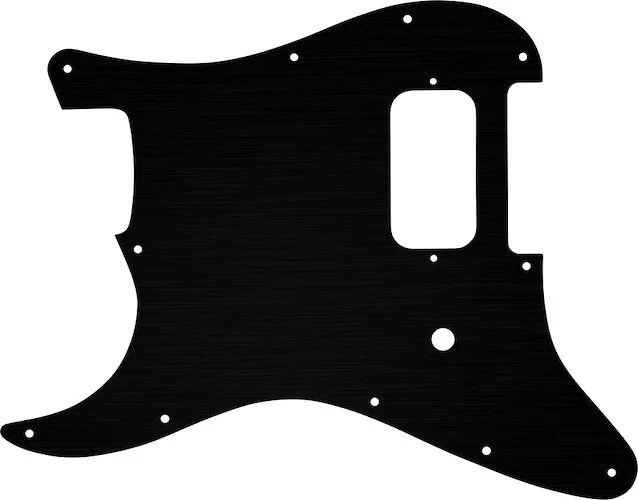 WD Custom Pickguard For Left Hand Fender Tom Delonge Stratocaster #27T Simulated Black Anodized Thin