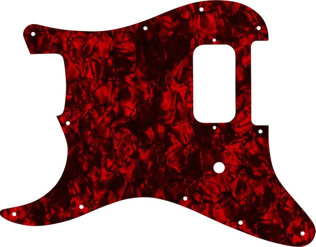 WD Custom Pickguard For Left Hand Fender Tom Delonge Stratocaster #28DRP Dark Red Pearl/Black/White/Black