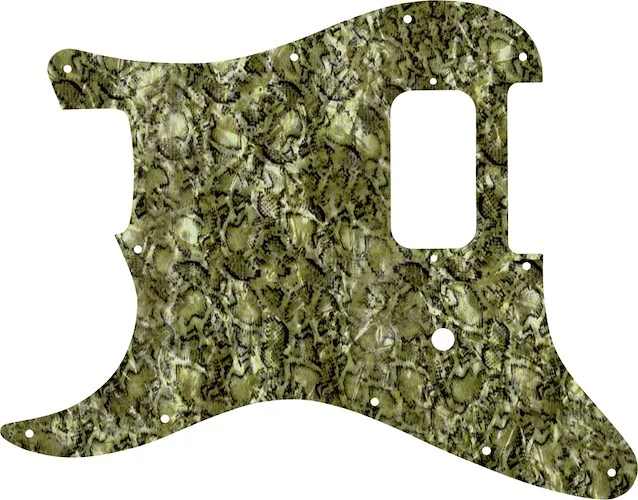 WD Custom Pickguard For Left Hand Fender Tom Delonge Stratocaster #31 Snakeskin