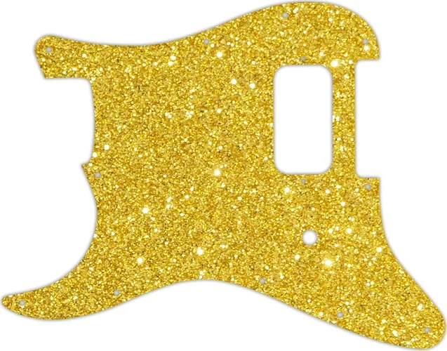 WD Custom Pickguard For Left Hand Fender Tom Delonge Stratocaster #60GS Gold Sparkle 