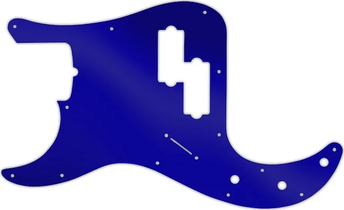 WD Custom Pickguard For Left Hand Fender Tony Franklin Signature Precision Bass #10DBU Dark Blue Mirror