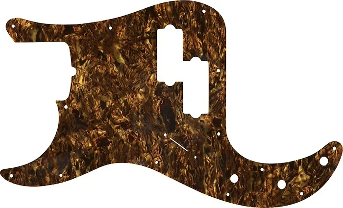 WD Custom Pickguard For Left Hand Fender Tony Franklin Signature Precision Bass #28TBP Tortoise Brown Pearl