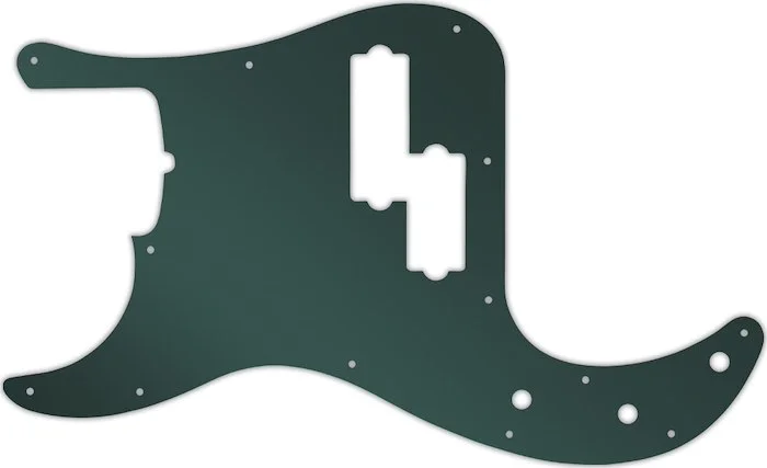 WD Custom Pickguard For Left Hand Fender USA 5 String Precision Bass #10S Smoke Mirror