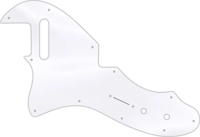 WD Custom Pickguard For Left Hand Fender USA Vintage Or USA Reissue Telecaster Thinline #45 Clear Acrylic