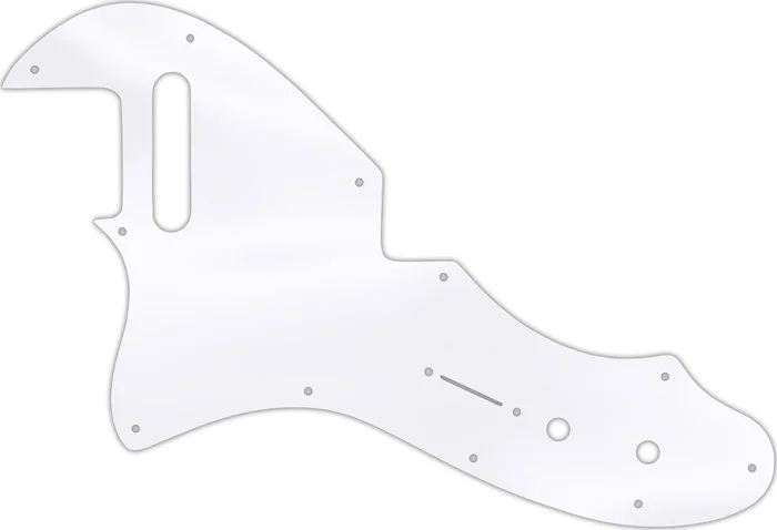 WD Custom Pickguard For Left Hand Fender USA Vintage Or USA Reissue Telecaster Thinline #45T Clear Acrylic Thi