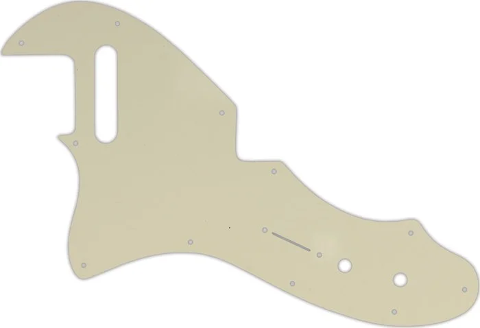 WD Custom Pickguard For Left Hand Fender USA Vintage Or USA Reissue Telecaster Thinline #55 Parchment 3 Ply