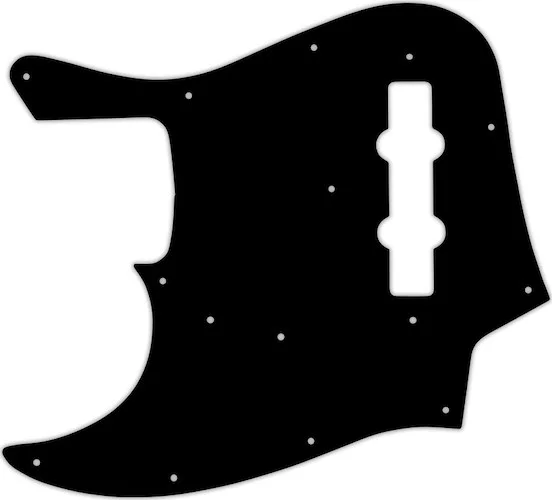 WD Custom Pickguard For Left Hand Fender Vintage 1962-1964 Jazz  Bass #03P Black/Parchment/Black