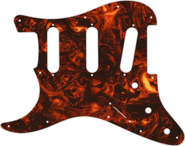 WD Custom Pickguard For Left Hand Fender VooDoo Jimi Hendrix Tribute Stratocaster #05F Faux Tortiose