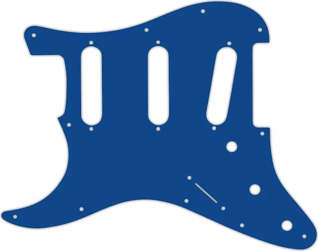 WD Custom Pickguard For Left Hand Fender VooDoo Jimi Hendrix Tribute Stratocaster #08 Blue/White/Blue