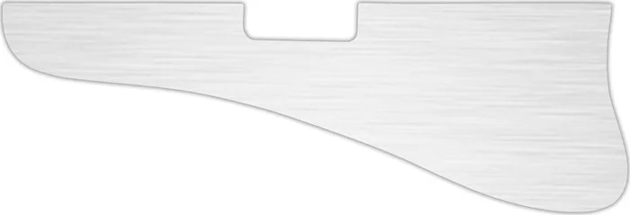 WD Custom Pickguard For Left Hand Gibson 1956-1969 ES-125 T #13 Simulated Brushed Silver/Black PVC