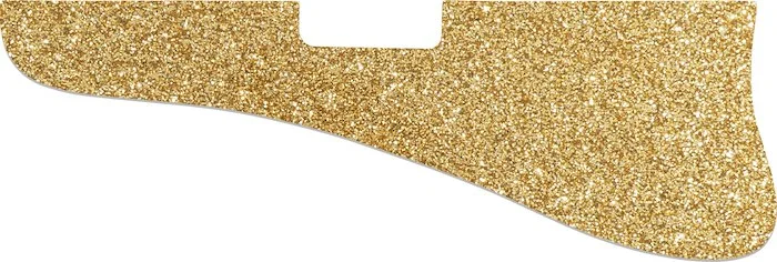 WD Custom Pickguard For Left Hand Gibson 1956-1969 ES-125 T #60RGS Rose Gold Sparkle 