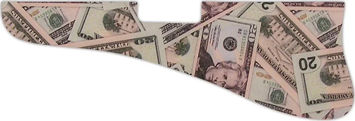 WD Custom Pickguard For Left Hand Gibson 1956-1969 ES-125 T #G16 Money Graphic