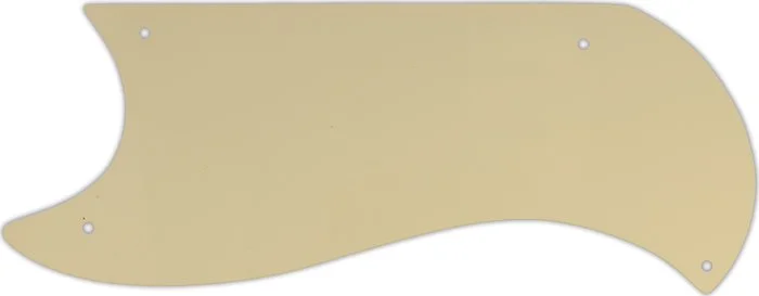 WD Custom Pickguard For Left Hand Gibson 1961-1963 Half Face SG Custom #06T Cream Thin