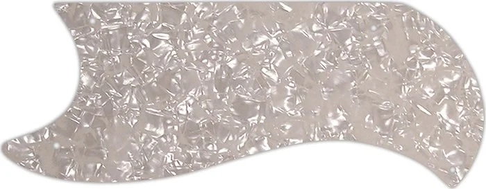 WD Custom Pickguard For Left Hand Gibson 1961-1963 Half Face SG Custom #28A Aged Pearl/White/Black/White