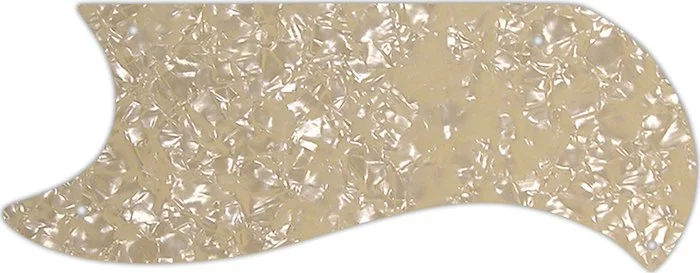 WD Custom Pickguard For Left Hand Gibson 1961-1963 Half Face SG Custom #28C Cream Pearl/Cream/Black/Cream