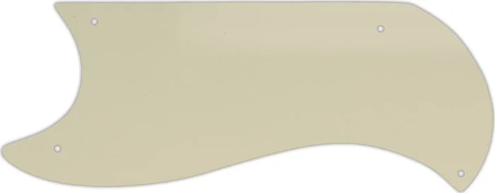 WD Custom Pickguard For Left Hand Gibson 1961-1963 Half Face SG Custom #55T Parchment Thin