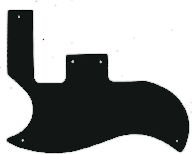 WD Custom Pickguard For Left Hand Gibson 1961-1970 SG Special #01A Black Acrylic
