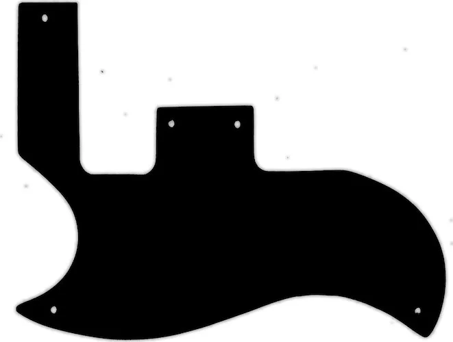 WD Custom Pickguard For Left Hand Gibson 1961-1970 SG Special #03P Black/Parchment/Black