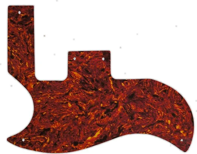 WD Custom Pickguard For Left Hand Gibson 1961-1970 SG Special #05P Tortoise Shell/Parchment