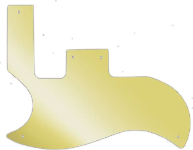 WD Custom Pickguard For Left Hand Gibson 1961-1970 SG Special #10GD Gold Mirror