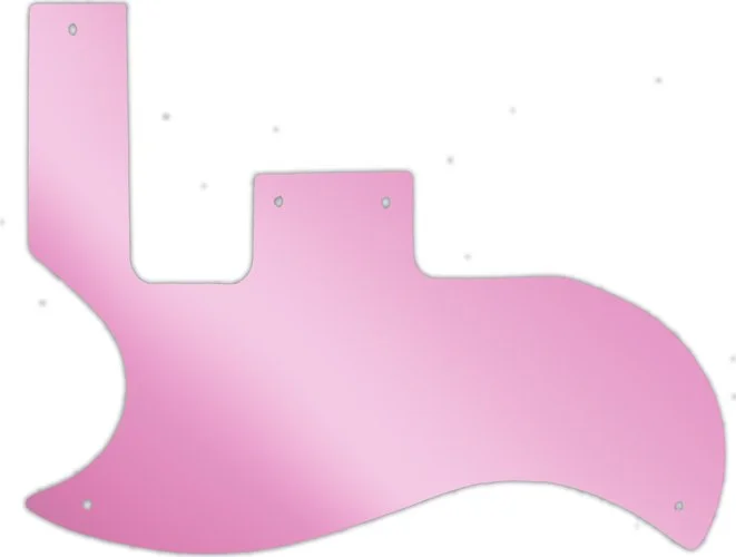 WD Custom Pickguard For Left Hand Gibson 1961-1970 SG Special #10P Pink Mirror