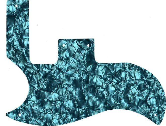 WD Custom Pickguard For Left Hand Gibson 1961-1970 SG Special #28AQ Aqua Pearl/Black/White/Black
