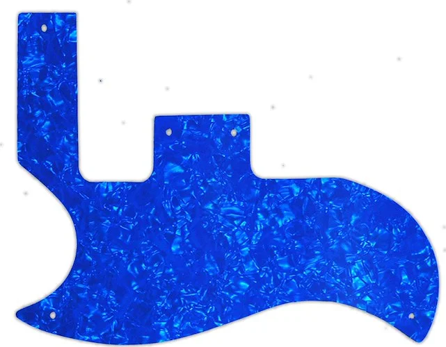 WD Custom Pickguard For Left Hand Gibson 1961-1970 SG Special #28BU Blue Pearl/White/Black/White