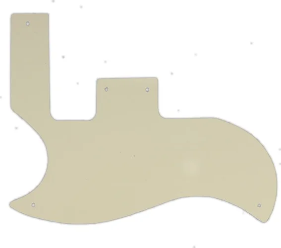 WD Custom Pickguard For Left Hand Gibson 1961-1970 SG Special #55T Parchment Thin