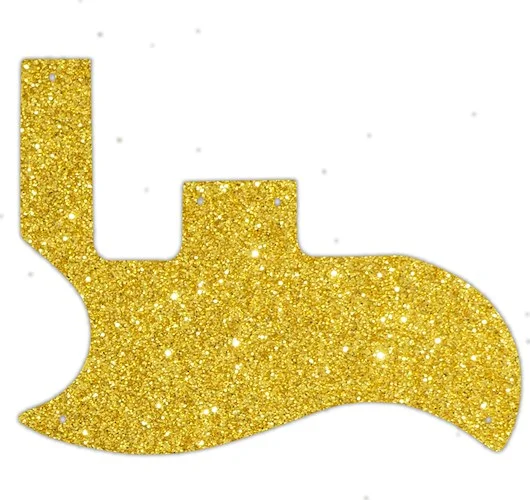 WD Custom Pickguard For Left Hand Gibson 1961-1970 SG Special #60GS Gold Sparkle 
