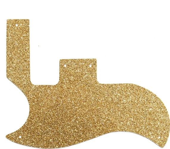 WD Custom Pickguard For Left Hand Gibson 1961-1970 SG Special #60RGS Rose Gold Sparkle