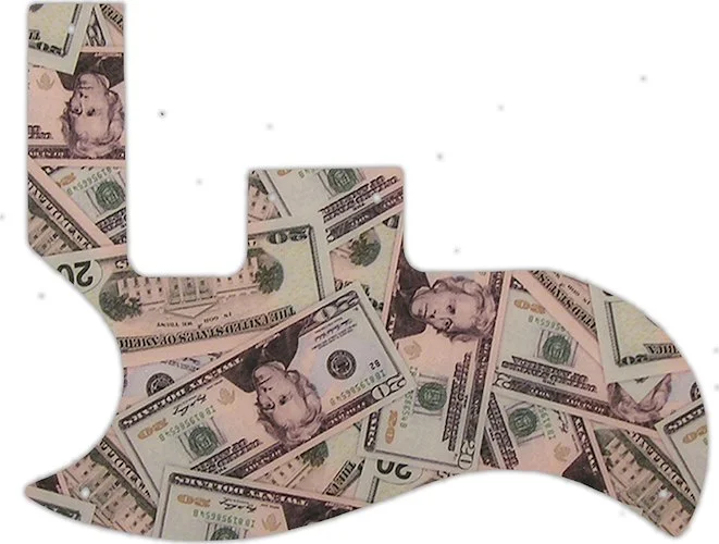 WD Custom Pickguard For Left Hand Gibson 1961-1970 SG Special #G16 Money Graphic