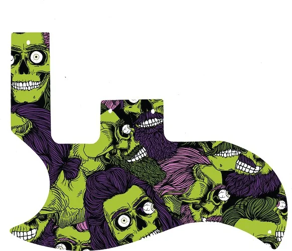 WD Custom Pickguard For Left Hand Gibson 1961-1970 SG Special #GHA02 Zombeard Graphic