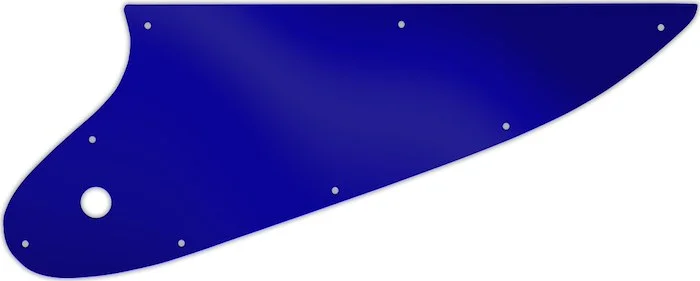 WD Custom Pickguard For Left Hand Gibson 1963-1966 Thunderbird Bass #10DBU Dark Blue Mirror