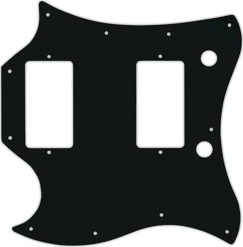 WD Custom Pickguard For Left Hand Gibson 1963-1970 Full Face SG #01A Black Acrylic