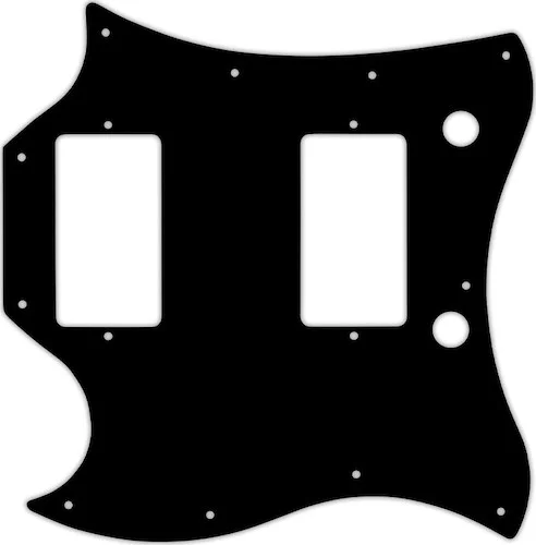 WD Custom Pickguard For Left Hand Gibson 1963-1970 Full Face SG #01 Black