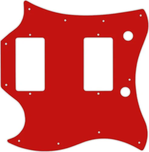 WD Custom Pickguard For Left Hand Gibson 1963-1970 Full Face SG #07 Red/White/Red