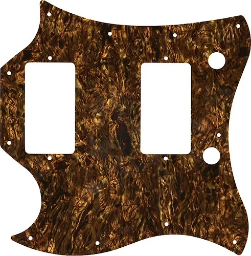 WD Custom Pickguard For Left Hand Gibson 1963-1970 Full Face SG #28TBP Tortoise Brown Pearl