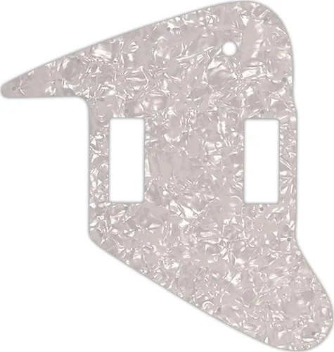 WD Custom Pickguard For Left Hand Gibson 1965-Present Non-Reverse Firebird #28 White Pearl/White/Black/White