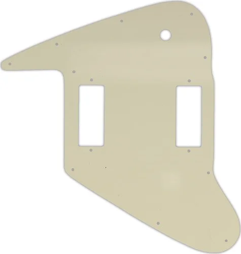 WD Custom Pickguard For Left Hand Gibson 1965-Present Non-Reverse Firebird #55T Parchment Thin