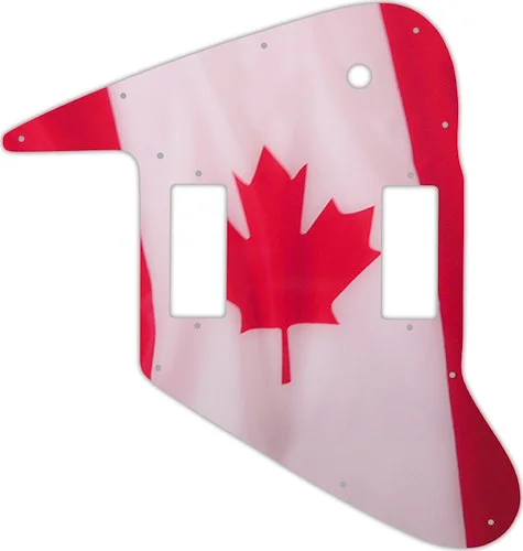 WD Custom Pickguard For Left Hand Gibson 1965-Present Non-Reverse Firebird #G11 Canadian Flag Graphic