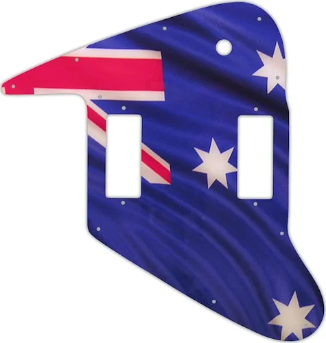 WD Custom Pickguard For Left Hand Gibson 1965-Present Non-Reverse Firebird #G13 Aussie Flag Graphic