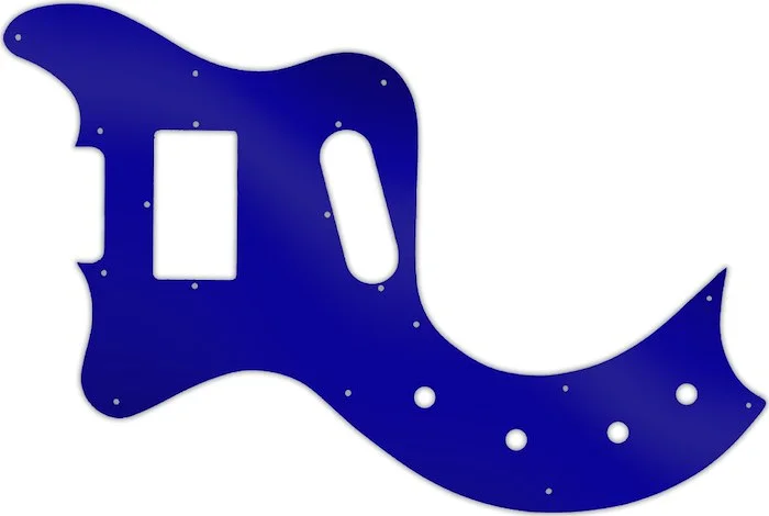 WD Custom Pickguard For Left Hand Gibson 1978 Marauder #10DBU Dark Blue Mirror