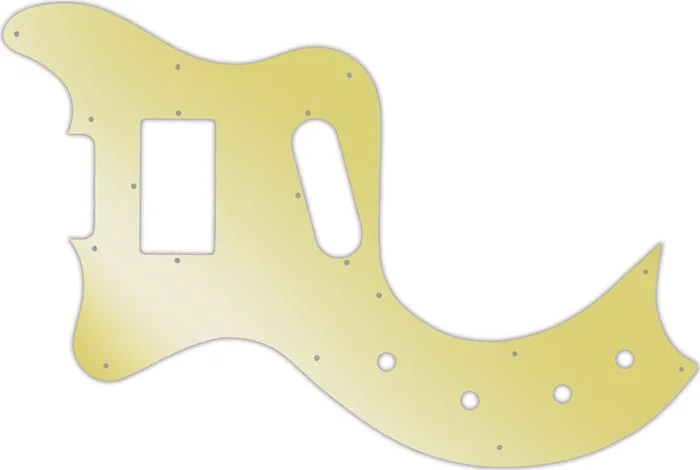 WD Custom Pickguard For Left Hand Gibson 1978 Marauder #10GD Gold Mirror