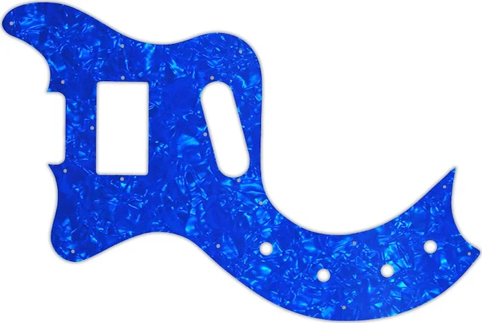 WD Custom Pickguard For Left Hand Gibson 1978 Marauder #28BU Blue Pearl/White/Black/White