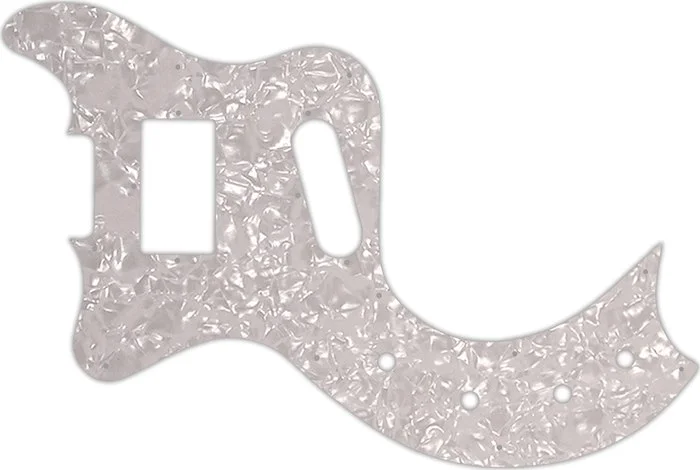 WD Custom Pickguard For Left Hand Gibson 1978 Marauder #28 White Pearl/White/Black/White