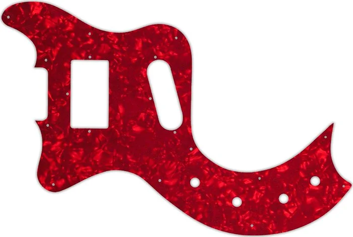 WD Custom Pickguard For Left Hand Gibson 1978 Marauder #28R Red Pearl/White/Black/White