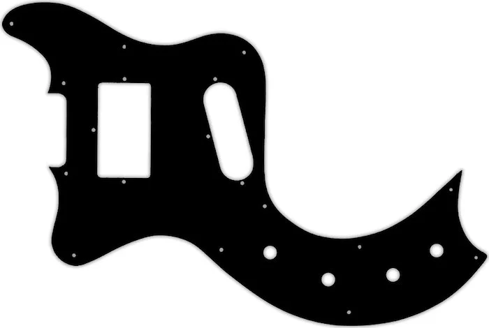 WD Custom Pickguard For Left Hand Gibson 1978 Marauder #29 Matte Black