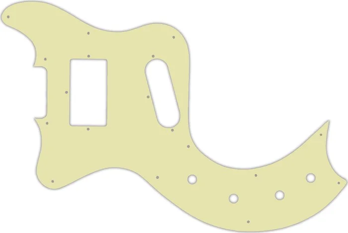 WD Custom Pickguard For Left Hand Gibson 1978 Marauder #34 Mint Green 3 Ply