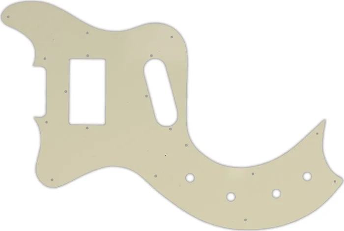 WD Custom Pickguard For Left Hand Gibson 1978 Marauder #55S Parchment Solid